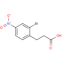 CAS: 1182426-40-9 | OR471008 | 3-(2-Bromo-4-nitrophenyl)propanoic acid