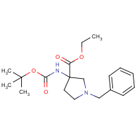 CAS:1823389-67-8 | OR471081 | Ethyl 1-Benzyl-3-(Boc-amino)pyrrolidine-3-carboxylate