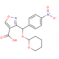 CAS: 2006277-51-4 | OR471400 | 3-[(4-Nitrophenyl)[(2-tetrahydropyranyl)oxy]methyl]isoxazole-4-carboxylic acid