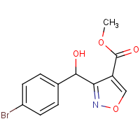 CAS: 2006277-99-0 | OR471403 | Methyl 3-[(4-Bromophenyl)(hydroxy)methyl]isoxazole-4-carboxylate