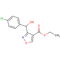 CAS: 2006277-36-5 | OR471406 | Ethyl 3-[(4-Chlorophenyl)(hydroxy)methyl]isoxazole-4-carboxylate