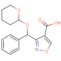 CAS: 2006278-04-0 | OR471412 | 3-[Phenyl[(2-tetrahydropyranyl)oxy]methyl]isoxazole-4-carboxylic acid