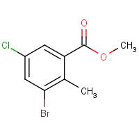 CAS: 1403597-45-4 | OR471465 | Methyl 3-Bromo-5-chloro-2-methylbenzoate