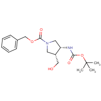 CAS: 246510-67-8 | OR471486 | cis-3-(Boc-amino)-1-Cbz-4-(hydroxymethyl)pyrrolidine