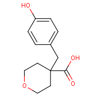 CAS:1499681-44-5 | OR471525 | 4-(4-Hydroxybenzyl)tetrahydropyran-4-carboxylic acid