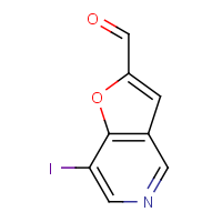 CAS: 342601-33-6 | OR471551 | 7-Iodofuro[3,2-c]pyridine-2-carbaldehyde