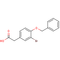 CAS: 5884-48-0 | OR471558 | 4-(Benzyloxy)-3-bromophenylacetic acid