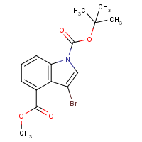 CAS: 2006277-62-7 | OR471580 | Methyl 1-Boc-3-bromoindole-4-carboxylate