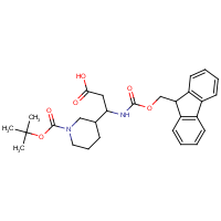 CAS: 372144-11-1 | OR471583 | 3-(Fmoc-amino)-3-(1-Boc-3-piperidyl)propanoic acid