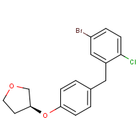 CAS: 915095-89-5 | OR471641 | (S)-3-[4-(5-Bromo-2-chlorobenzyl)phenoxy]tetrahydrofuran