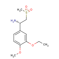 CAS: 608141-42-0 | OR471649 | (S)-1-(3-Ethoxy-4-methoxyphenyl)-2-(methylsulfonyl)ethanamine