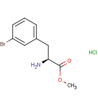 CAS:880347-43-3 | OR471701 | Methyl (S)-2-amino-3-(3-bromophenyl)propanoate hydrochloride