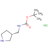 CAS:1075260-66-0 | OR47363 | tert-Butyl [(3S)-pyrrolidin-3-ylmethyl]carbamate hydrochloride