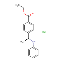 CAS:  | OR475006 | Ethyl 4-[(1S)-1-anilinoethyl]benzoate hydrochloride