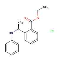 CAS:  | OR475008 | Ethyl 2-[(1S)-1-anilinoethyl]benzoate hydrochloride