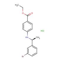 CAS:  | OR475015 | Ethyl 4-[[(1S)-1-(3-bromophenyl)ethyl]amino]benzoate hydrochloride