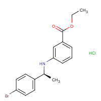 CAS:  | OR475019 | Ethyl 3-[[(1S)-1-(4-bromophenyl)ethyl]amino]benzoate hydrochloride