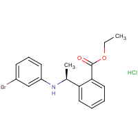 CAS:  | OR475022 | Ethyl 2-[(1S)-1-(3-bromoanilino)ethyl]benzoate hydrochloride