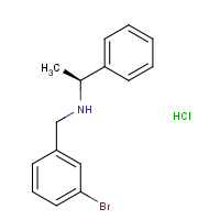 CAS:  | OR475036 | (1S)-N-[(3-Bromophenyl)methyl]-1-phenyl-ethanamine hydrochloride