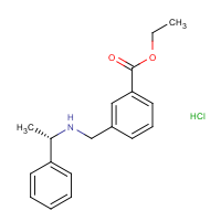 CAS:  | OR475040 | Ethyl 3-[[[(1S)-1-phenylethyl]amino]methyl]benzoate hydrochloride