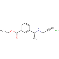 CAS:  | OR475042 | Ethyl 3-[(1S)-1-(prop-2-ynylamino)ethyl]benzoate hydrochloride