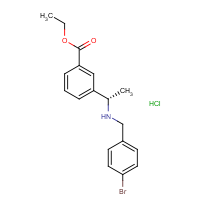 CAS:  | OR475049 | Ethyl 3-[(1S)-1-[(4-bromophenyl)methylamino]ethyl]benzoate hydrochloride