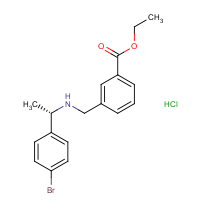 CAS:  | OR475056 | Ethyl 3-[[[(1S)-1-(4-bromophenyl)ethyl]amino]methyl]benzoate hydrochloride