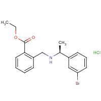 CAS:  | OR475060 | Ethyl 2-[[[(1S)-1-(3-bromophenyl)ethyl]amino]methyl]benzoate hydrochloride