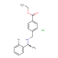CAS:  | OR475061 | Ethyl 4-[[[(1S)-1-(2-bromophenyl)ethyl]amino]methyl]benzoate hydrochloride