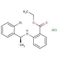 CAS:  | OR475068 | Ethyl 2-[[(1S)-1-(2-bromophenyl)ethyl]amino]benzoate hydrochloride