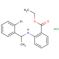 CAS:  | OR475078 | Ethyl 2-[1-(2-bromophenyl)ethylamino]benzoate hydrochloride