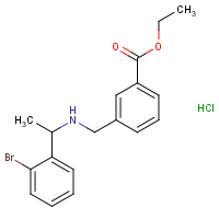 CAS:  | OR475090 | Ethyl 3-[[1-(2-bromophenyl)ethylamino]methyl]benzoate hydrochloride