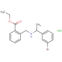 CAS:  | OR475092 | Ethyl 2-[[1-(3-bromophenyl)ethylamino]methyl]benzoate hydrochloride