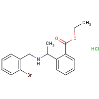CAS:  | OR475098 | Ethyl 2-[1-[(2-bromophenyl)methylamino]ethyl]benzoate hydrochloride