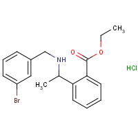 CAS:  | OR475099 | Ethyl 2-[1-[(3-bromophenyl)methylamino]ethyl]benzoate hydrochloride