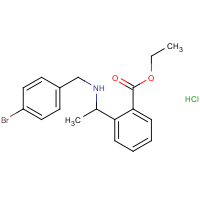 CAS: 2367002-89-7 | OR475100 | Ethyl 2-[1-[(4-bromophenyl)methylamino]ethyl]benzoate hydrochloride