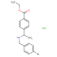 CAS:  | OR475106 | Ethyl 4-[1-[(4-bromophenyl)methylamino]ethyl]benzoate hydrochloride