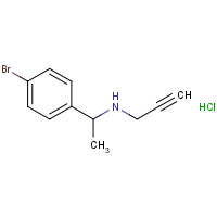 CAS:2387695-90-9 | OR475108 | N-[1-(4-Bromophenyl)ethyl]prop-2-yn-1-amine hydrochloride