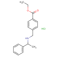 CAS:  | OR475113 | Ethyl 4-[(1-phenylethylamino)methyl]benzoate hydrochloride
