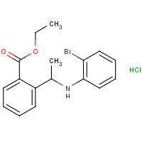 CAS:  | OR475124 | Ethyl 2-[1-(2-bromoanilino)ethyl]benzoate hydrochloride