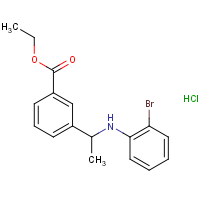 CAS:  | OR475126 | Ethyl 3-[1-(2-bromoanilino)ethyl]benzoate hydrochloride