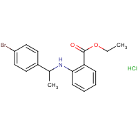 CAS:  | OR475127 | Ethyl 2-[1-(4-bromophenyl)ethylamino]benzoate hydrochloride