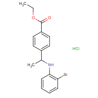 CAS:  | OR475128 | Ethyl 4-[1-(2-bromoanilino)ethyl]benzoate hydrochloride