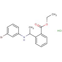 CAS:  | OR475130 | Ethyl 2-[1-(3-bromoanilino)ethyl]benzoate hydrochloride