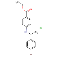 CAS:  | OR475139 | Ethyl 4-[1-(4-bromophenyl)ethylamino]benzoate hydrochloride