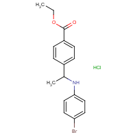 CAS:  | OR475140 | Ethyl 4-[1-(4-bromoanilino)ethyl]benzoate hydrochloride