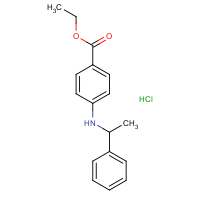 CAS:  | OR475152 | Ethyl 4-(1-phenylethylamino)benzoate hydrochloride