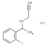 CAS:  | OR475161 | N-[1-(2-Iodophenyl)ethyl]prop-2-yn-1-amine hydrochloride