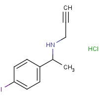 CAS:  | OR475163 | N-[1-(4-Iodophenyl)ethyl]prop-2-yn-1-amine hydrochloride