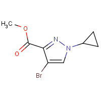 CAS: 2407349-25-9 | OR475185 | Methyl 4-bromo-1-cyclopropyl-1H-pyrazole-3-carboxylate